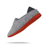 mahabis classic in light grey x sedona red