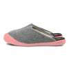mahabis curve mule in larvik light grey x calpe blush