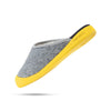 mahabis curve mule in larvik light grey x yellow