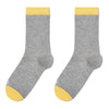 mahabis socks in larvik light grey x yellow