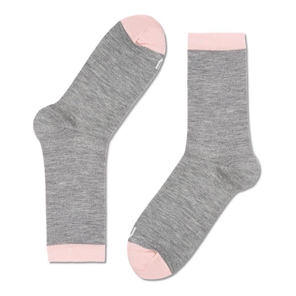 mahabis socks in larvik light grey x pink