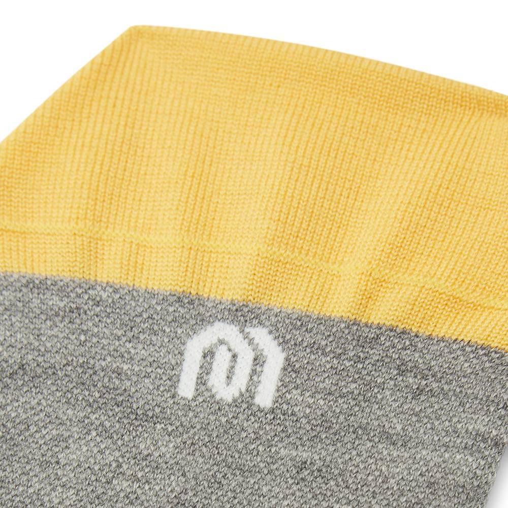 mahabis socks in larvik light grey x yellow